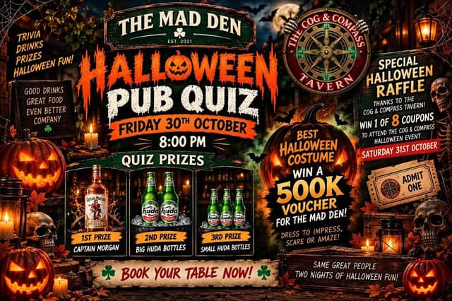 Halloween trivia night «Halloween Pub Quiz» at The Mad Den