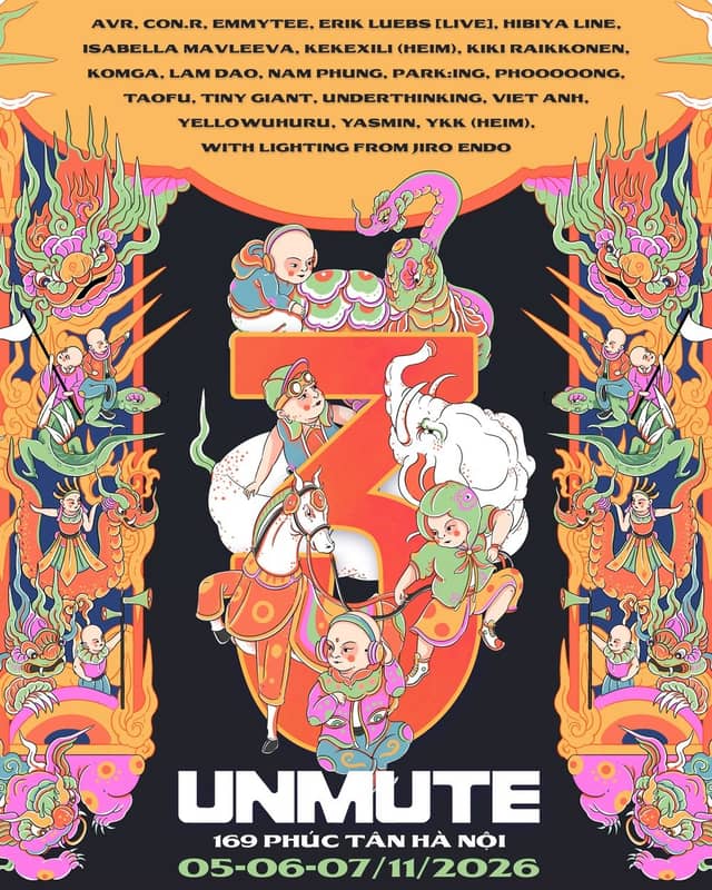 Tiệc club «Unmute 3rd Anniversary: Day I, II & III»