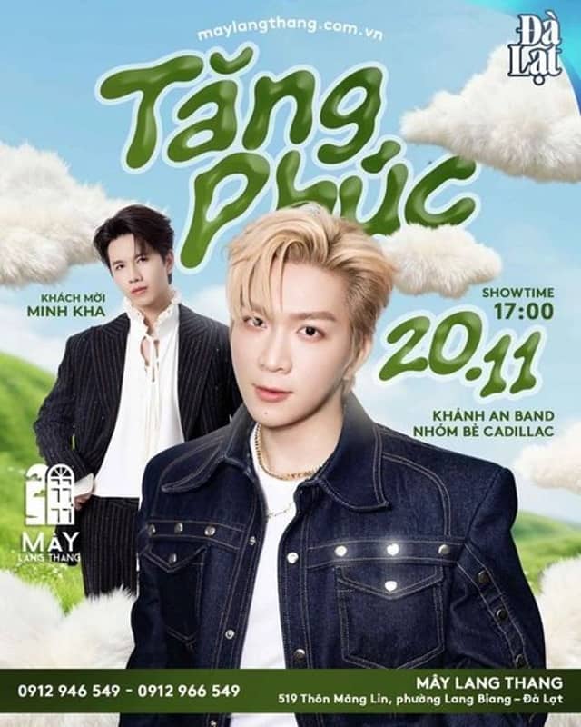 Концерт «Tăng Phúc – Đà Lạt» в Mây Lang Thang