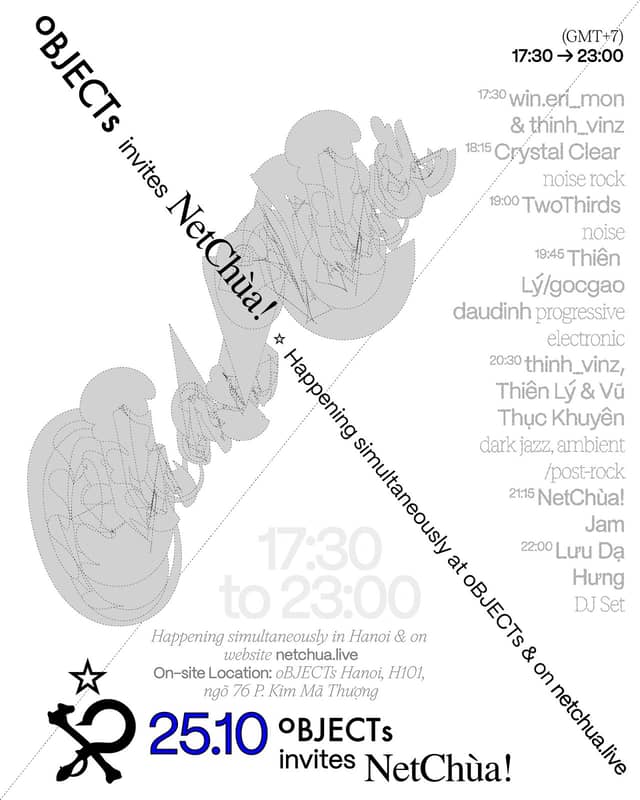 Experimental music night «oBJECTs invites NetChùa!»