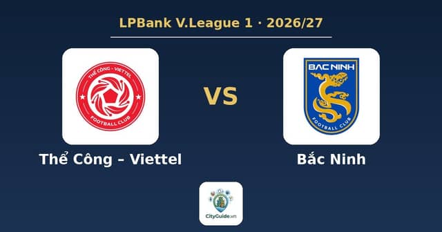 Football match «Thể Công – Viettel - Bắc Ninh»
