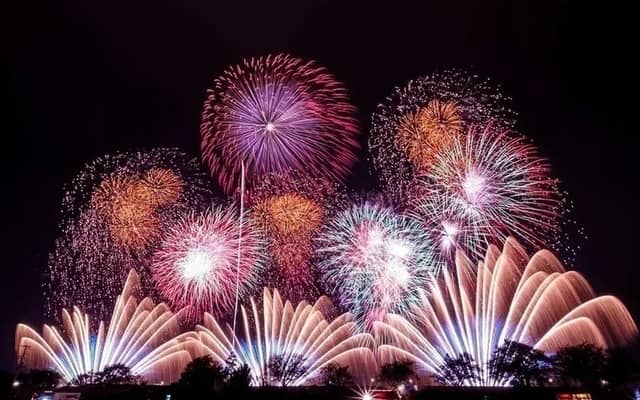 National Day (2 September) art programme and fireworks