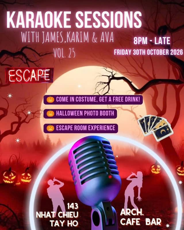 Đêm karaoke Halloween «KARAOKE SESSIONS VOL. 25» tại ARCH. Cafe