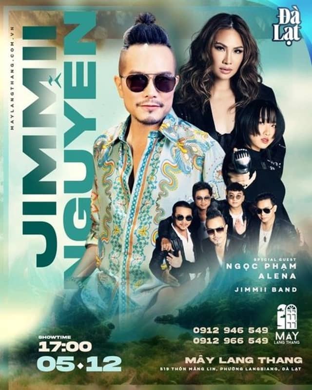 Đêm nhạc «Jimmii Nguyễn» tại Mây Lang Thang