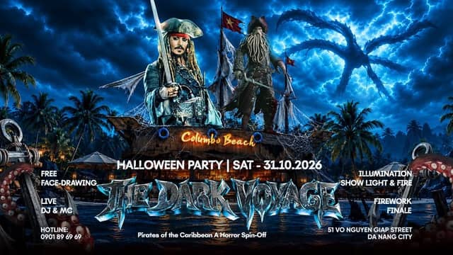 Tiệc Halloween «The Dark Voyage» tại Columbo Beach Club