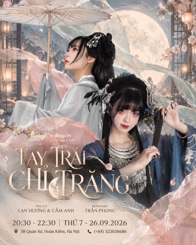 Đêm nhạc Hoa ngữ «Tay Trái Chỉ Trăng» tại Thoáng Acoustic