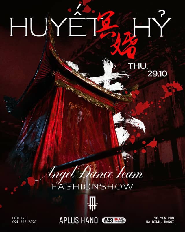 Хэллоуин-вечер «Huyết Hỷ» («Кровавая свадьба») в APLUS Hanoi