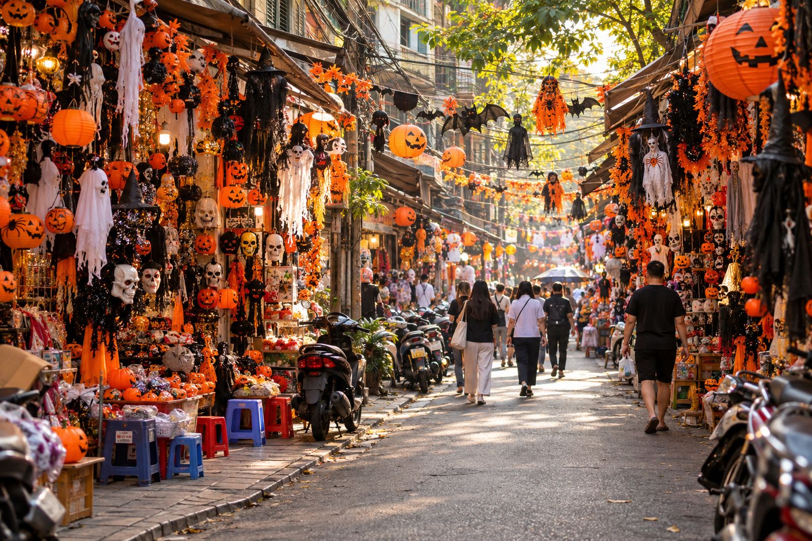 Halloween ở Hà Nội 2026: từ lễ hội "nhập khẩu" thành mùa hóa trang của cả thành phố — đi đâu tối 31/10