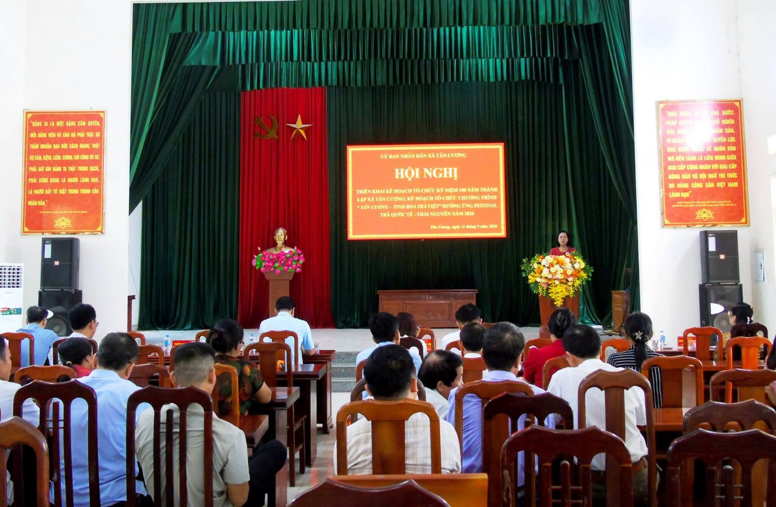 Lễ kỷ niệm «100 năm thành lập xã Tân Cương»