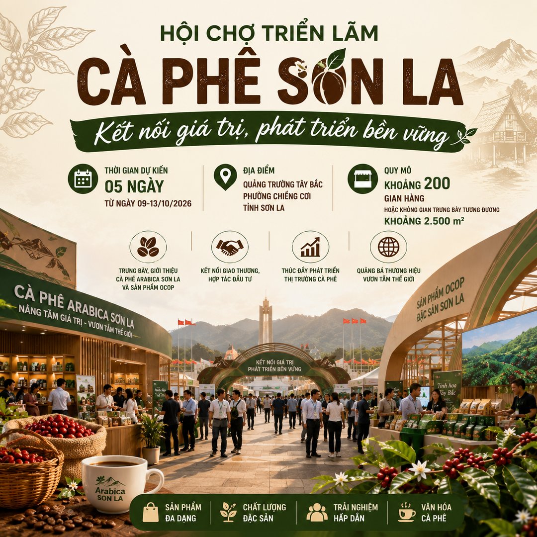 Festival «Cà phê Sơn La lần thứ hai năm 2026» (Sơn La Coffee Festival)