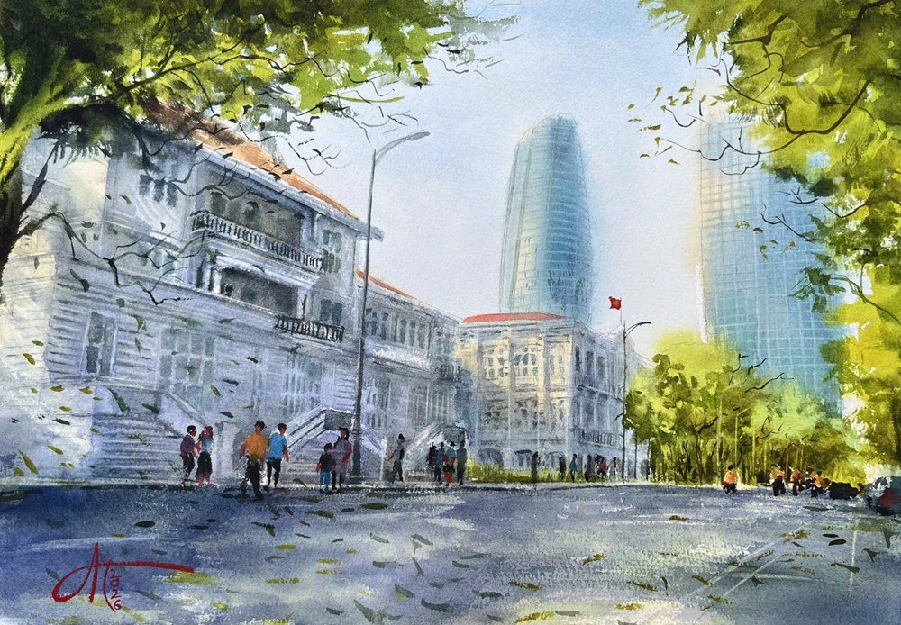 Exhibition «Ký họa đô thị Đà Nẵng» (Da Nang Urban Sketching) 4