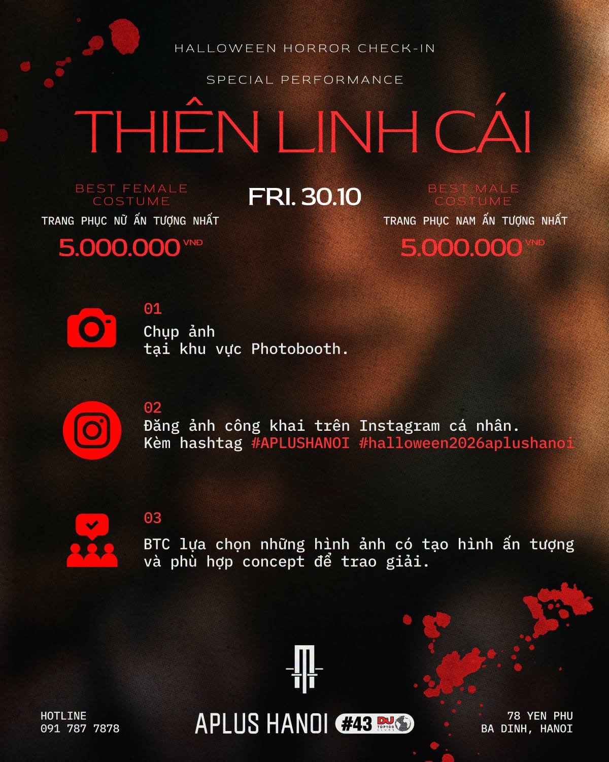 Halloween night «Thiên Linh Cái» at APLUS Hanoi 2