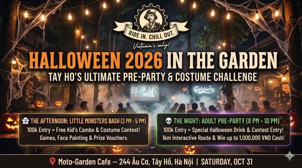 Halloween party «Halloween 2026 in the Garden» at Moto-Garden Cafe