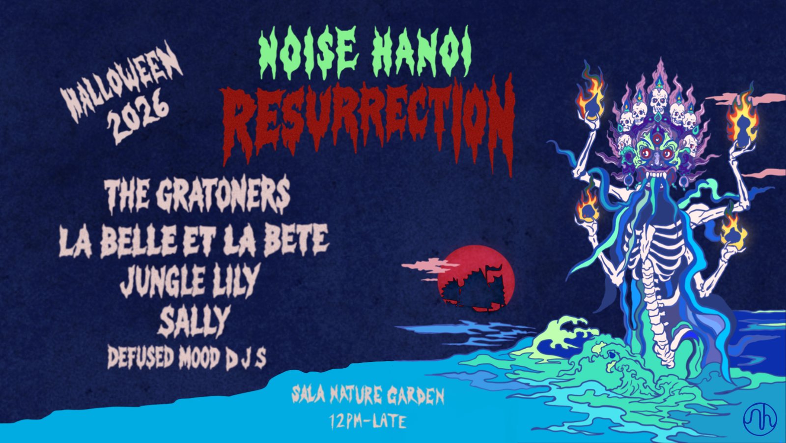 Tiệc Halloween nhạc sống «Noise Hanoi: Resurrection»