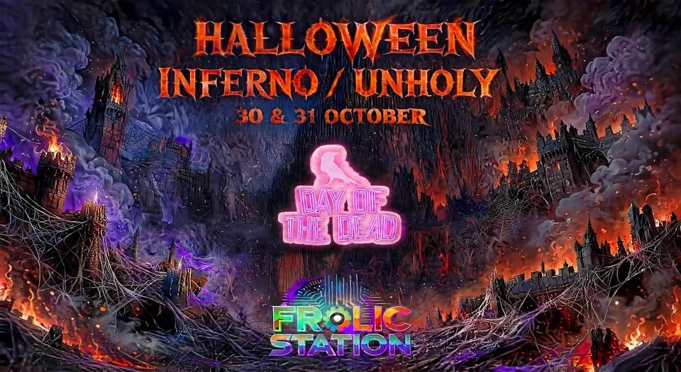 Tiệc Halloween «Day of the Dead: Inferno / Unholy» tại Frolic Station
